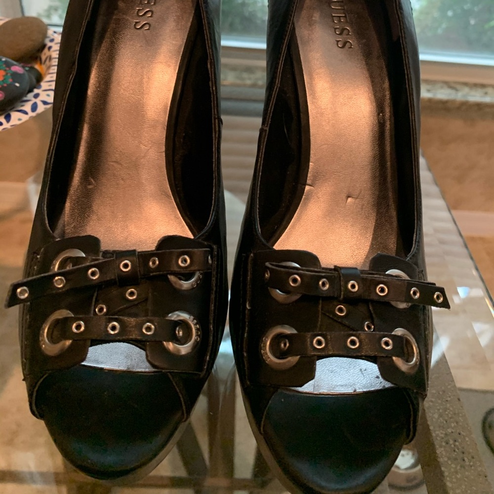 Guess leather heels